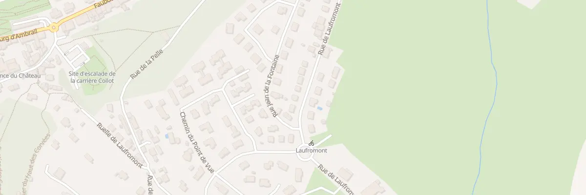 Plan du 30 Rue de Laufromont à Épinal