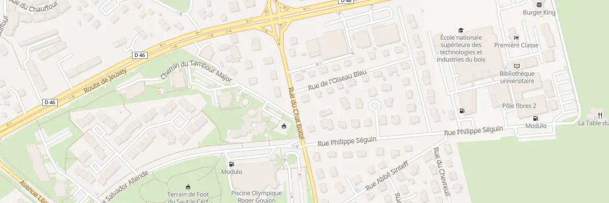 Plan du 2 Rue de l’Oiseau Bleu à Épinal
