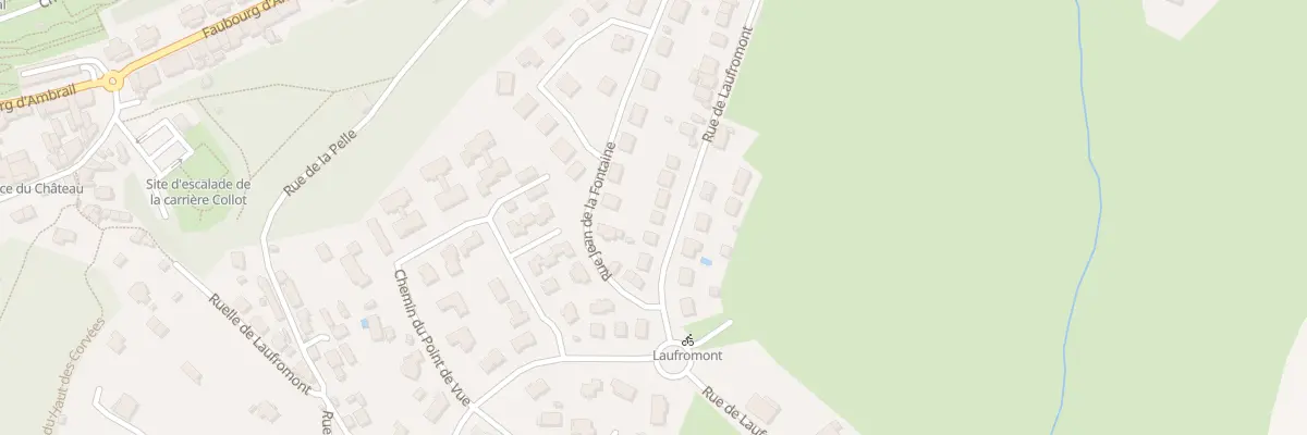 Plan du 28 Rue de Laufromont à Épinal