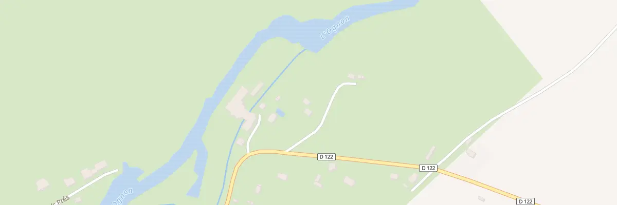 Plan du 11 Rue sur les Ecluses aux Aynans