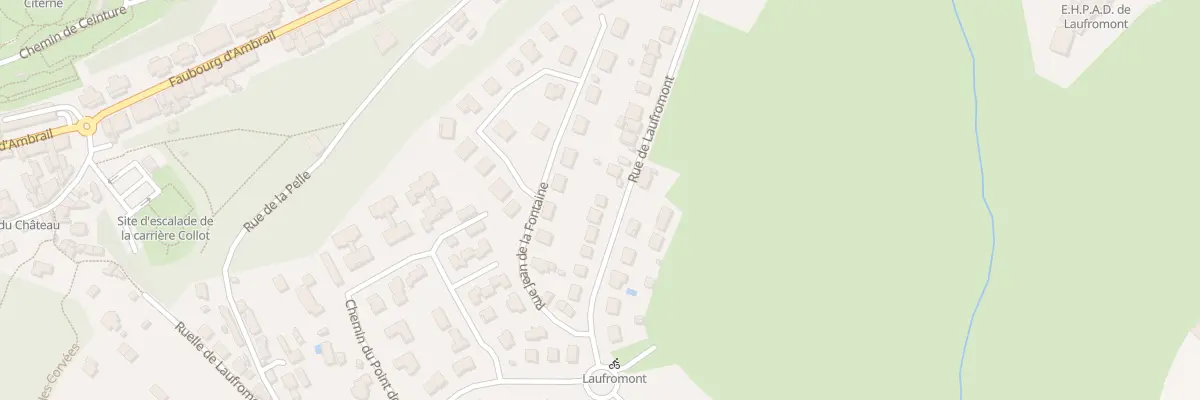 Plan du 24 Rue de Laufromont à Épinal