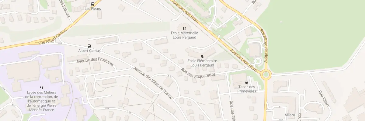 Plan du 16 Rue des Pâquerettes à Épinal