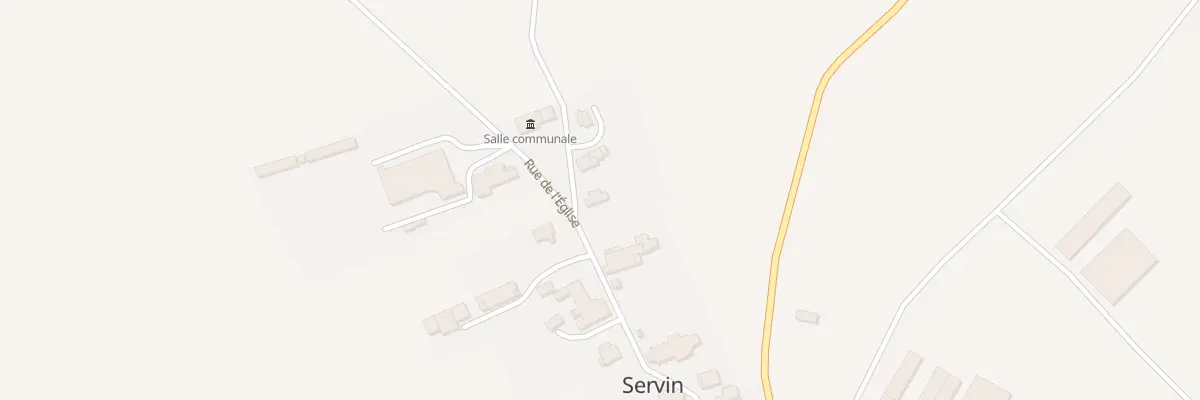 Plan du 14 Rue de l’Eglise à Servin