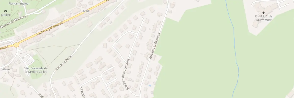 Plan du 20 Rue de Laufromont à Épinal