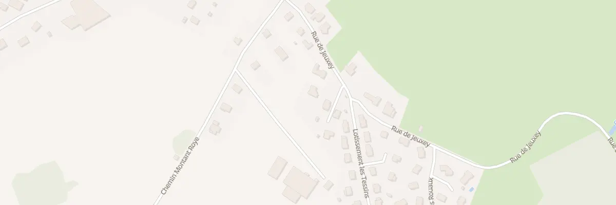 Plan du 418 Rue de Jeuxey à Dogneville