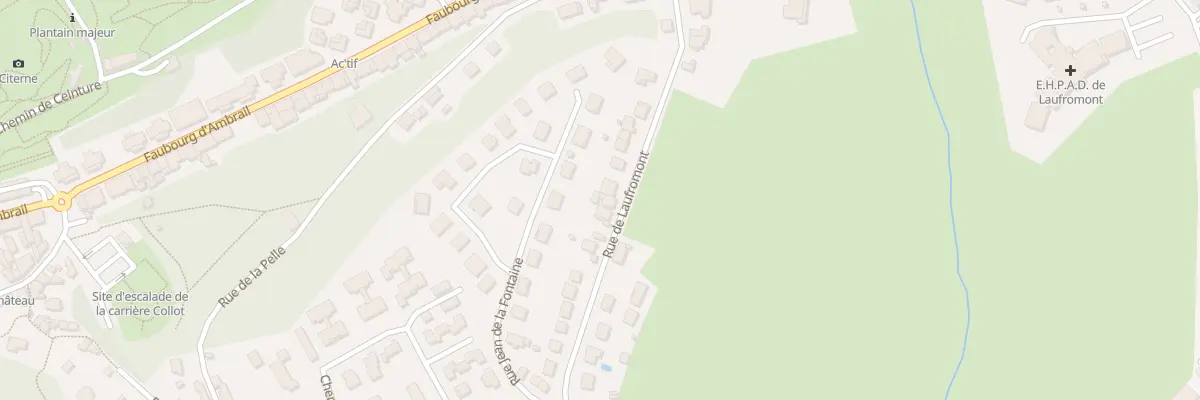 Plan du 18 Rue de Laufromont à Épinal