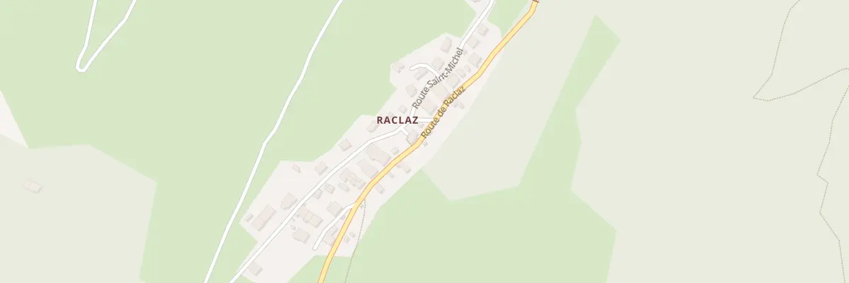 Plan du 6086 Raclaz à La Léchère