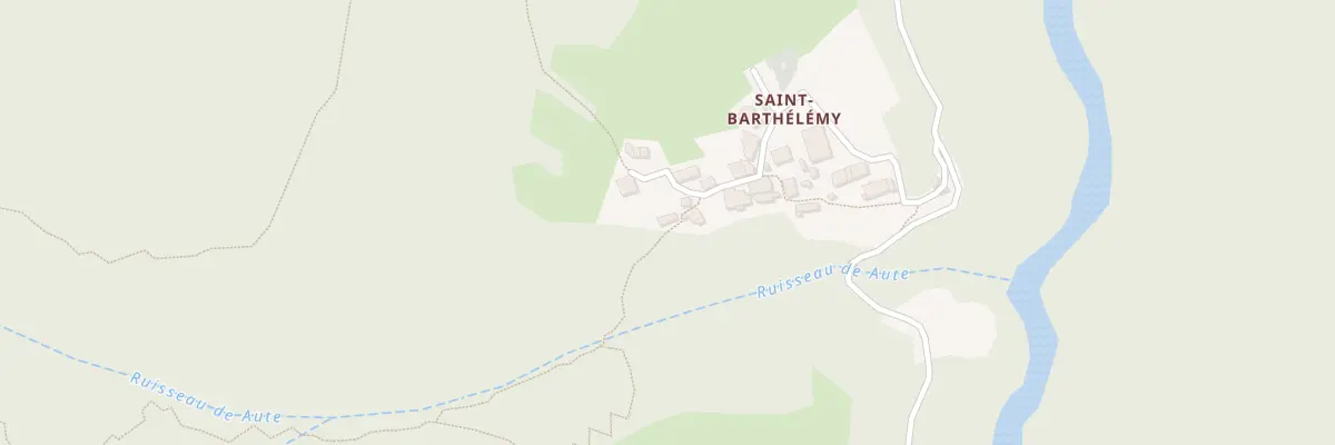 Plan du 5223 Saint-Barthelemy à Méolans-Revel