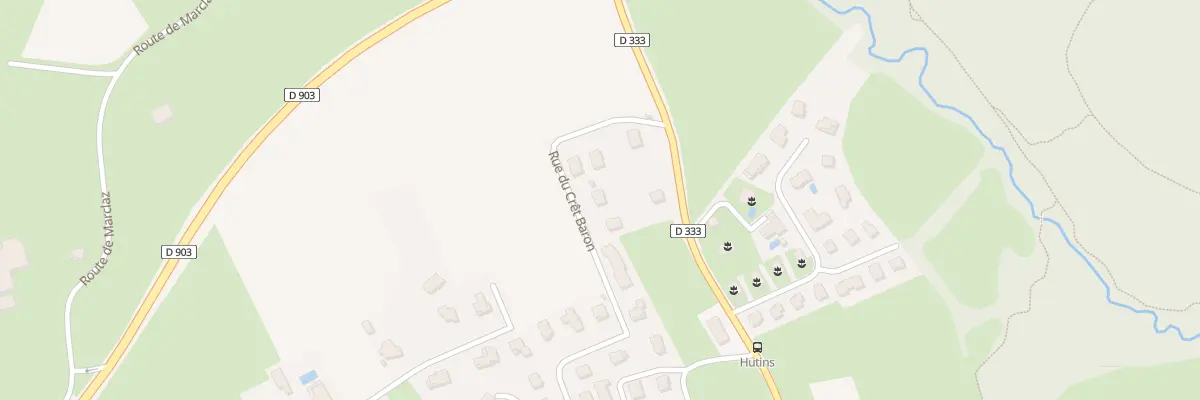Plan du 464C Rue du crêt baron à Allinges