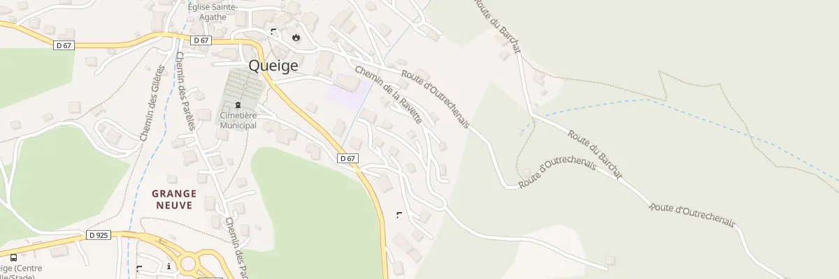 Plan du 183 Che de la Ravette à Queige