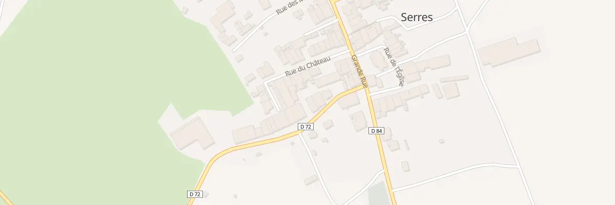 Plan du Village à Serres