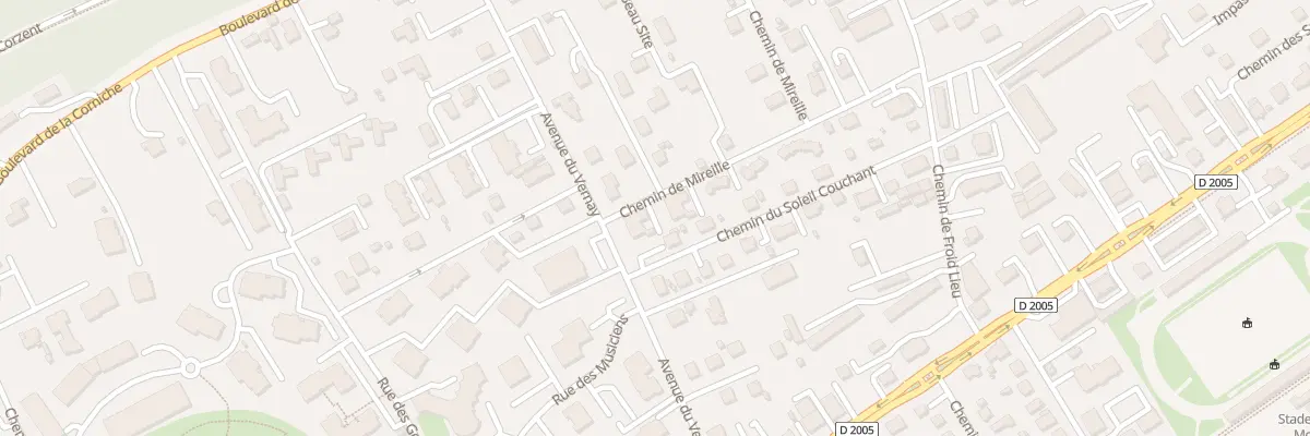 Plan du 14 Che de Mireille à Thonon-les-Bains
