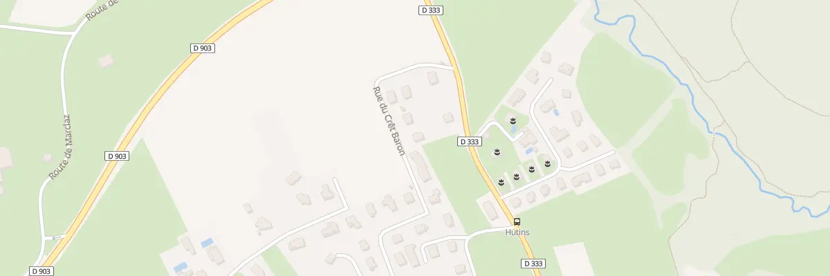 Plan du 4 Rue du crêt baron à Allinges