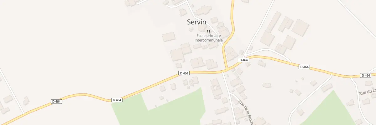 Plan du 20B Rue de Besançon à Servin