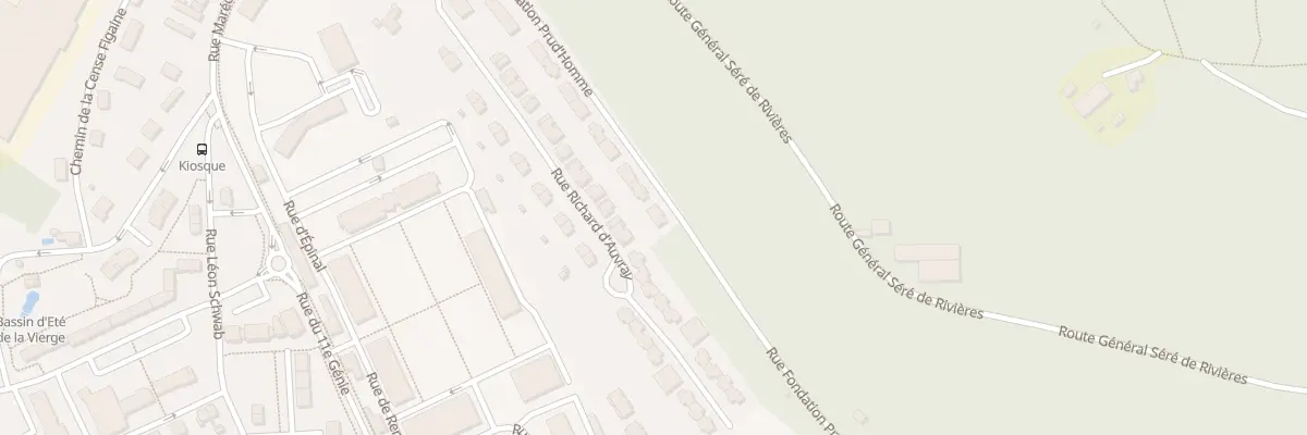 Plan du 40 Rue Fondation Prud Homme à Épinal