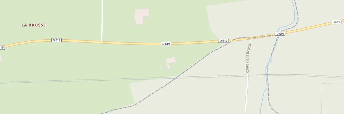 Plan du 4 Hameau de La Brosse à Bouhans-lès-Lure