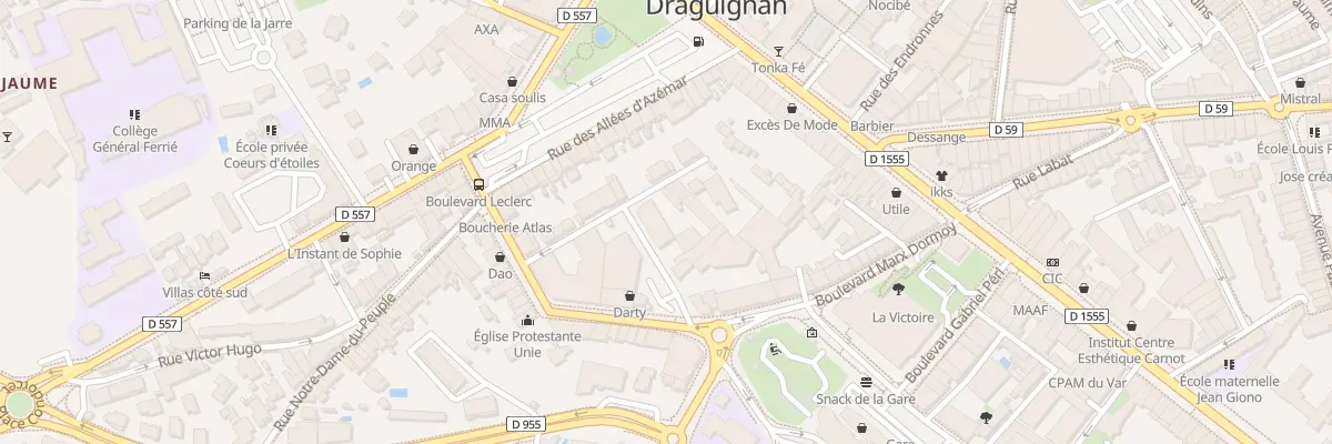 Plan du 97 Bd de la Commanderie à Draguignan