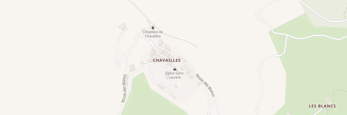 Plan du 5008 Chavailles à Prads-Haute-Bléone