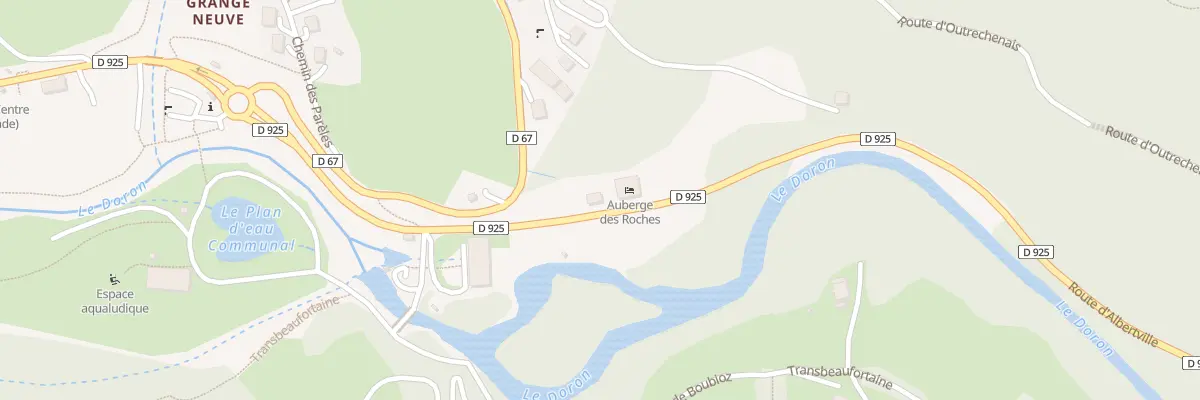 Plan du 5115 Rte d’Albertville à Queige