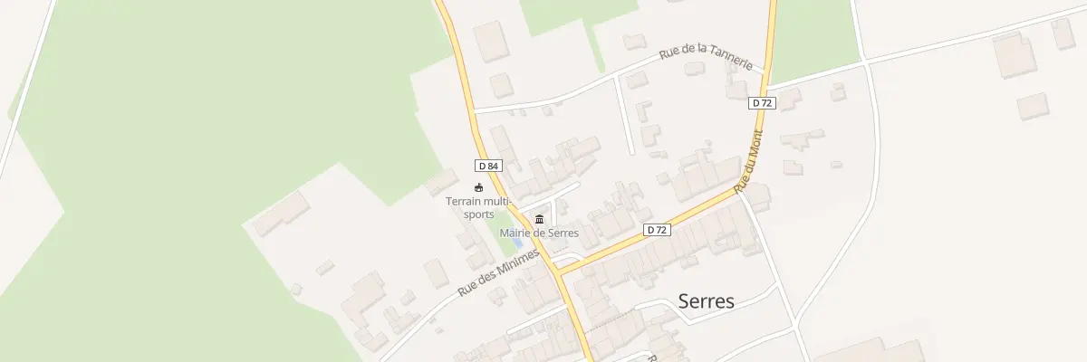 Plan du 3 Rue des Ecoles à Serres