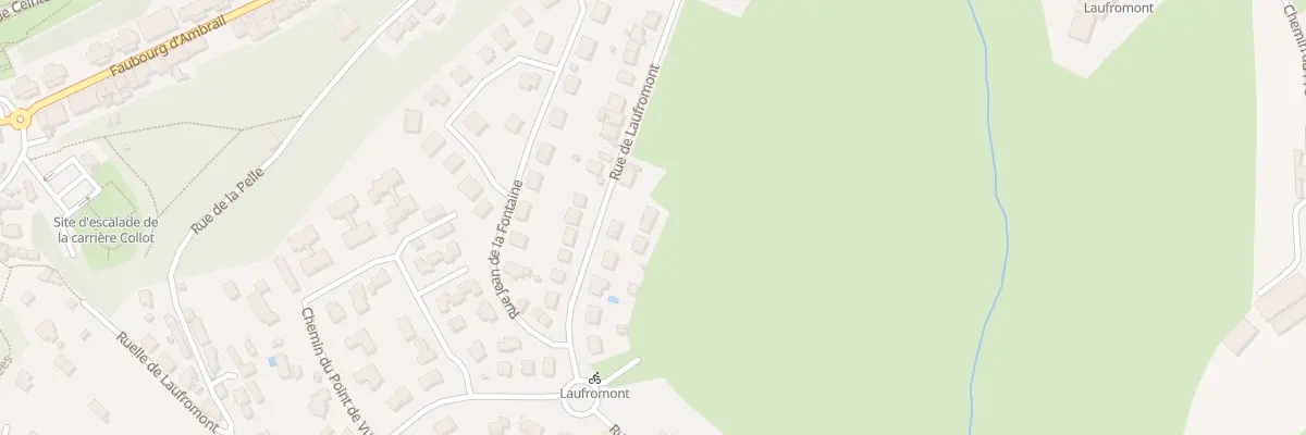 Plan du 13B Rue de Laufromont à Épinal