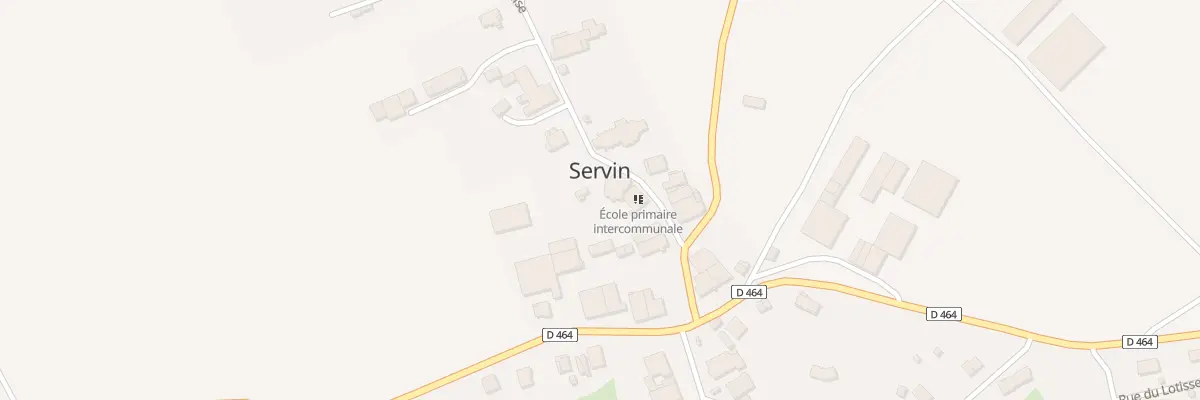 Plan du 5 Rue de l’Eglise à Servin