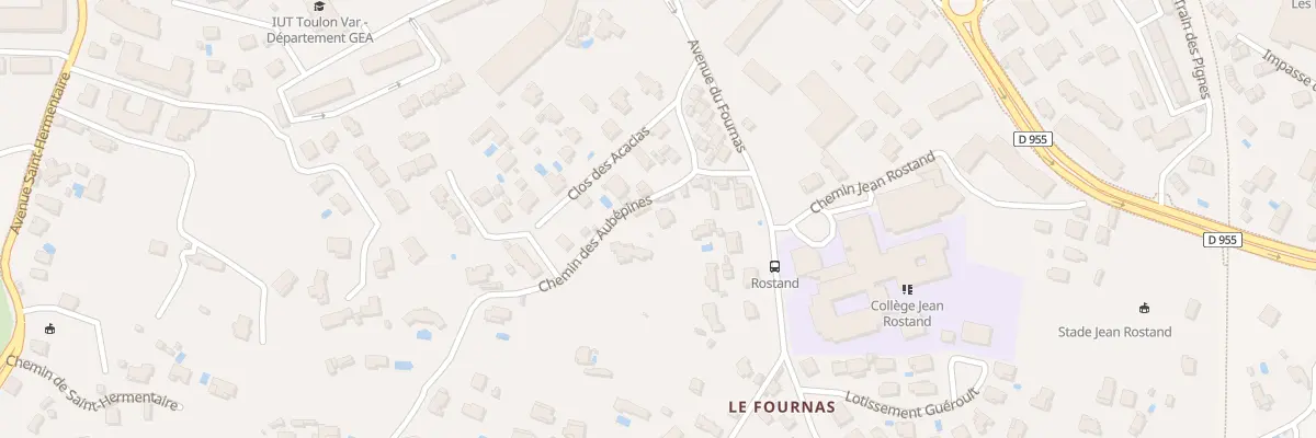 Plan du 135 Che des Aubépines à Draguignan
