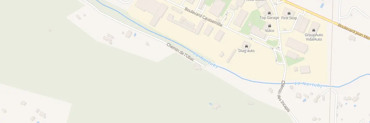 Plan du 844 Che des Incapis à Draguignan