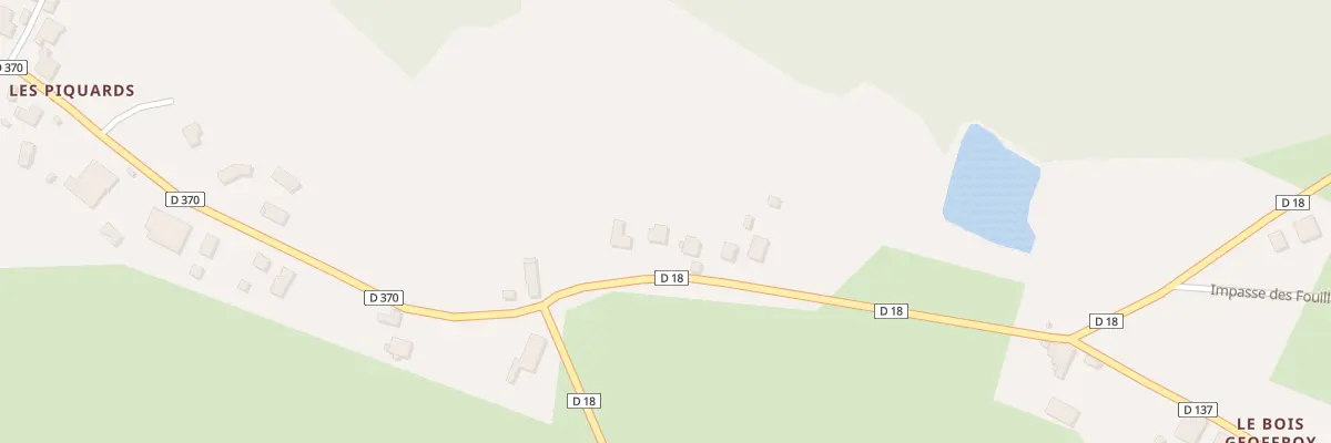 Plan du 5001 Rue du 9 Aout 44 à La Bruyère