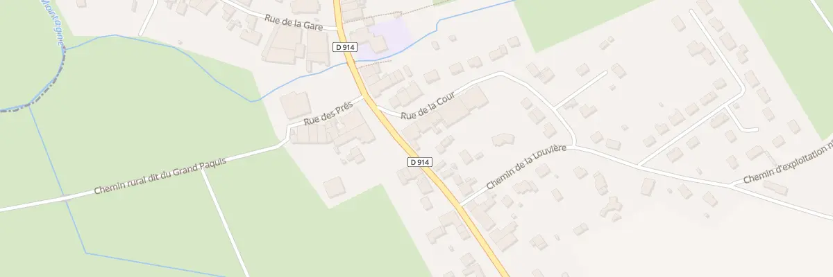 Plan du 2 Rue de la Cour à Xermaménil