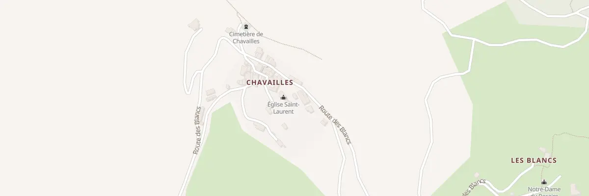 Plan du 5007 Chavailles à Prads-Haute-Bléone