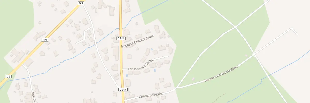 Plan du 9 Le Mortagne à Xermaménil
