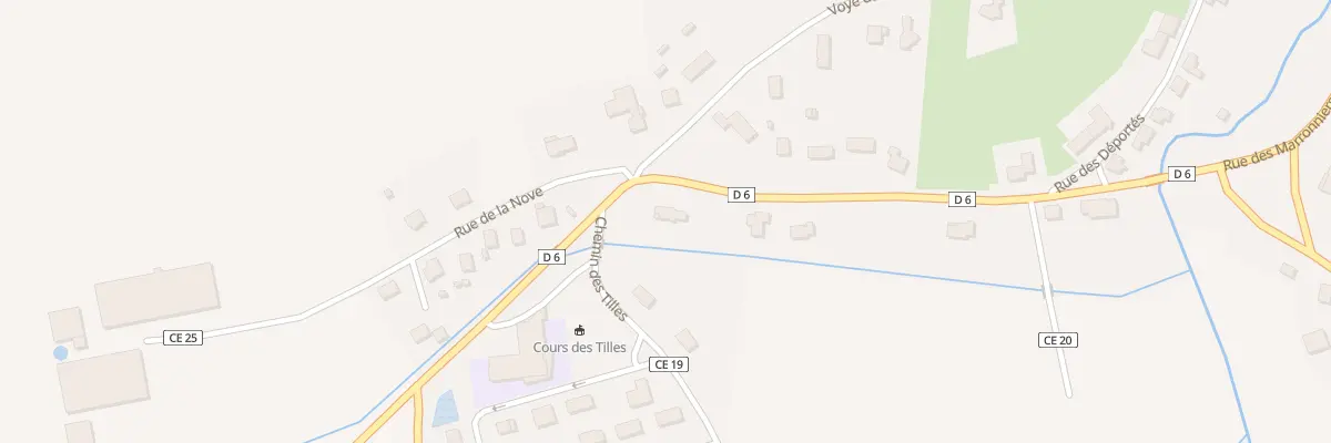 Plan du 20 Che des Tilles à Rehaincourt