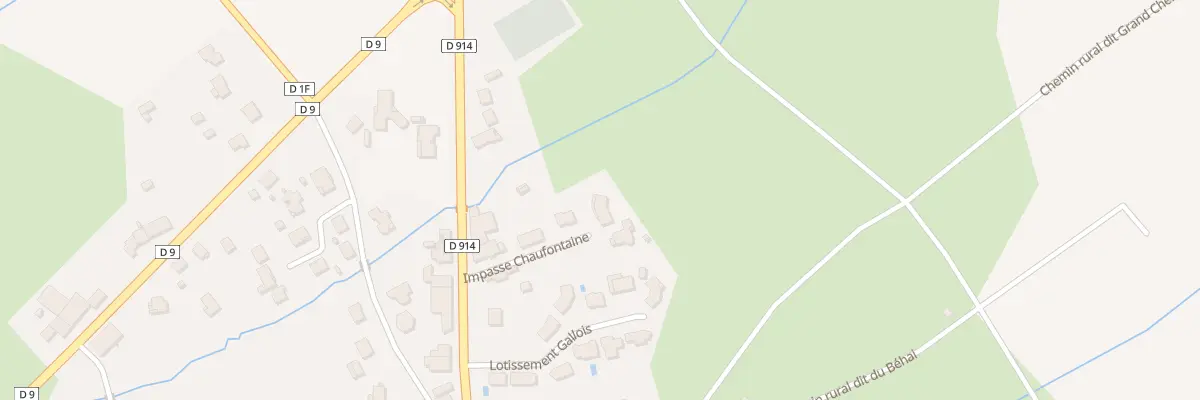 Plan du 3 Imp Chaufontaine à Xermaménil