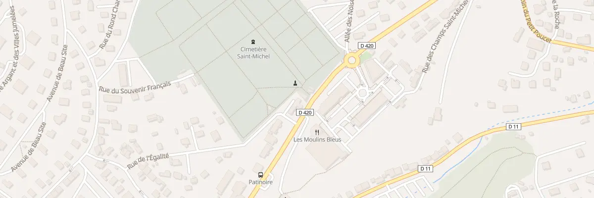 Plan du 33 Rue Emile Zola à Épinal