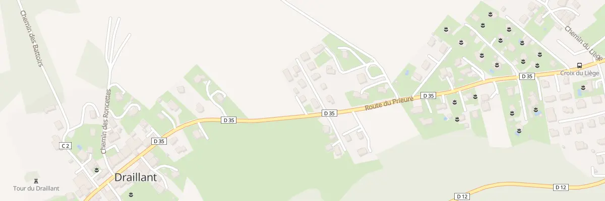 Plan du 760 Rte du Prieuré à Draillant