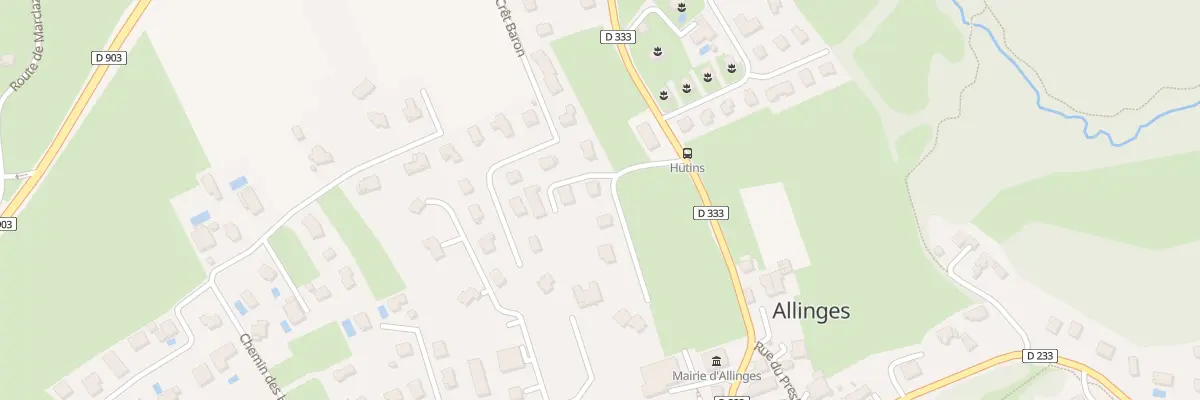 Plan du 247F Rue du crêt baron à Allinges