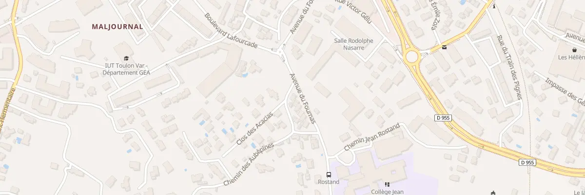 Plan du 188 Av du Fournas à Draguignan