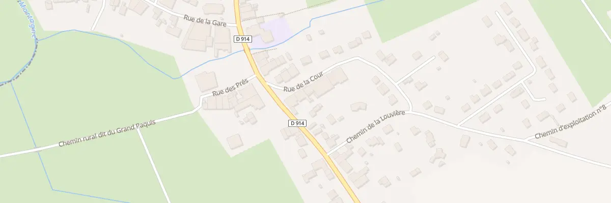 Plan du 4 Rue de la Cour à Xermaménil