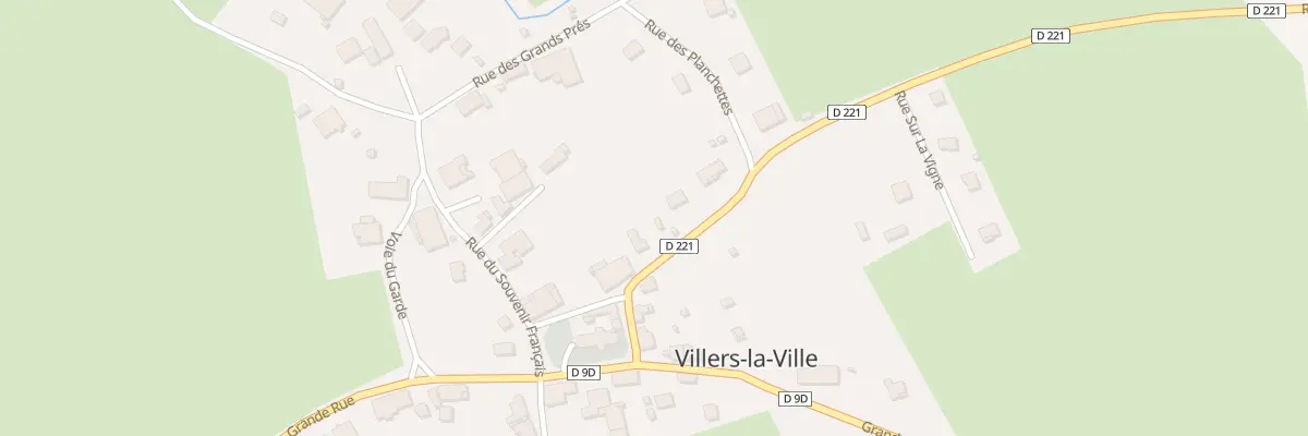 Plan du 5 Rte de Beveuge à Villers-la-Ville