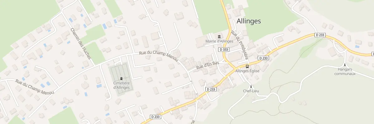 Plan du 20 Rue du champ menou à Allinges
