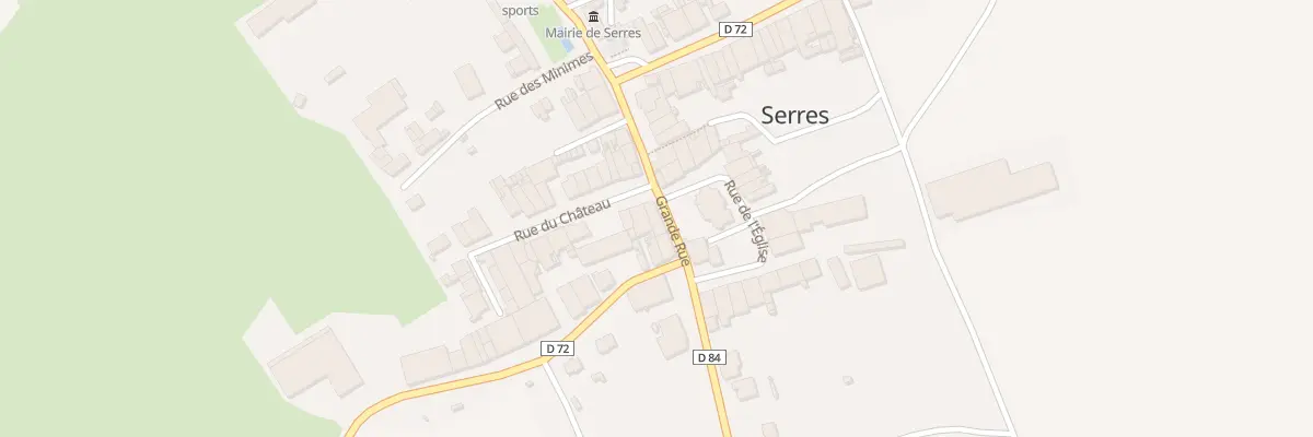 Plan du 7 Grande Rue à Serres