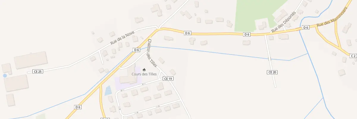 Plan du 205 Che des Tilles à Rehaincourt