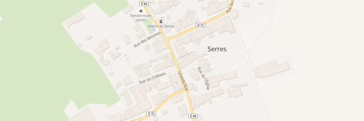Plan du 8 Grande Rue à Serres