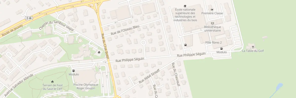 Plan du 17 Rue Philippe Seguin à Épinal