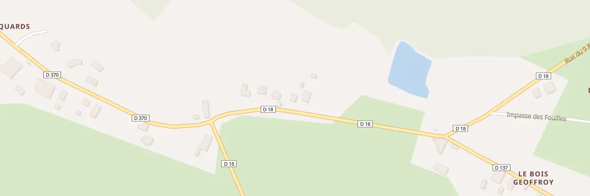 Plan du 5005 Rue du 9 Aout 44 à La Bruyère