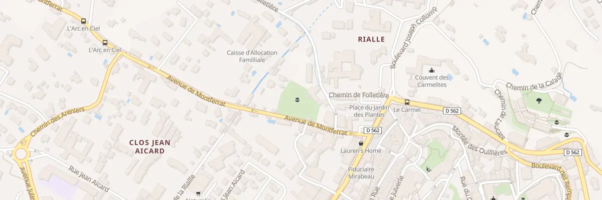 Plan du 98 Av de Montferrat à Draguignan