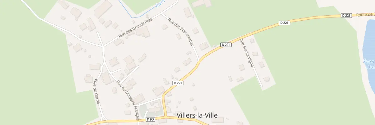 Plan du 9 Rte de Beveuge à Villers-la-Ville
