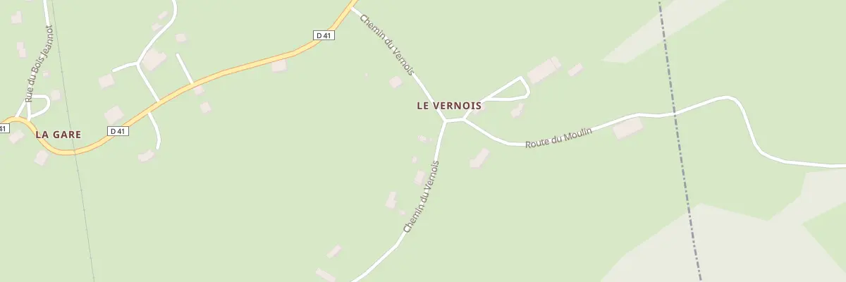 Plan du 5067 Le Vernois à Longemaison