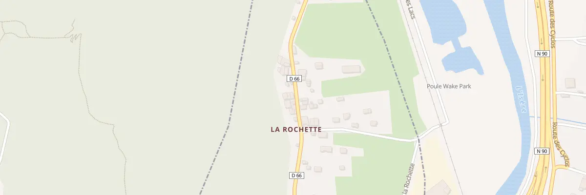 Plan du 282 Rue des grands champs à Rognaix